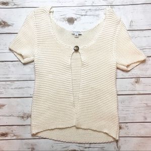 Banana Republic Cream Knit Cardigan